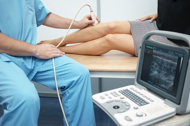 Diagnostyka wykrywania żylaków siatkowatych nóg za pomocą ultradźwięków
